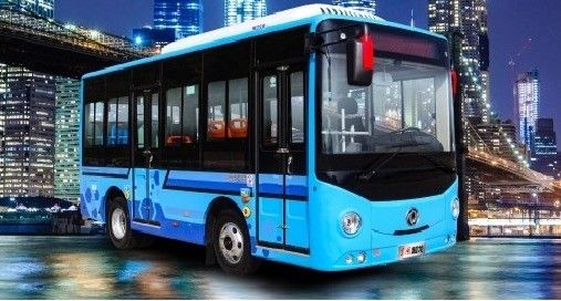 DongFeng EQ6603CTBEV1 330KM New Energy 6M BUS 30minutes Fast Charging Seats 12-18